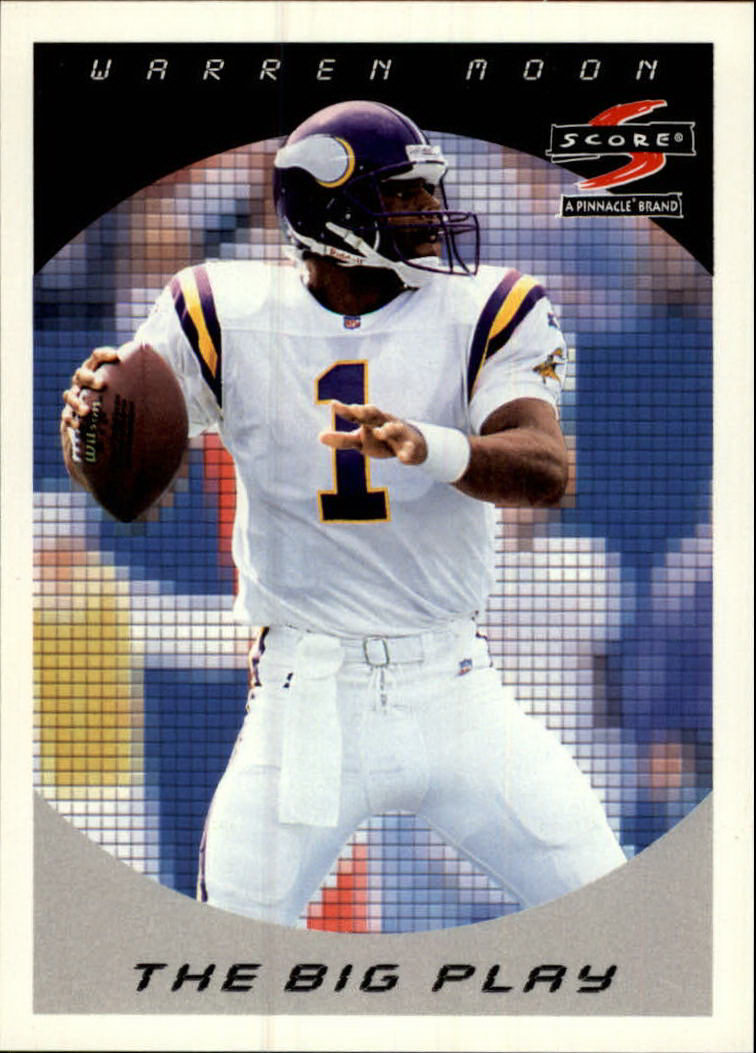 Warren Moon Signed 1995 Pinnacle Card #174 Minnesota Vikings