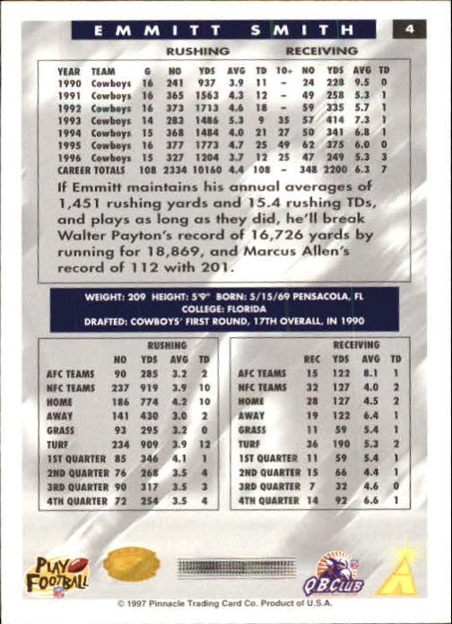 B4069- 1997 Score Hobby Reserve Football #s 1-200 -You Pick- 15+ FREE US SHIP - Picture 9 of 393