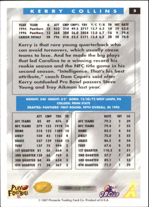 B4069- 1997 Score Hobby Reserve Football #s 1-200 -You Pick- 15+ FREE US SHIP - Picture 11 of 393
