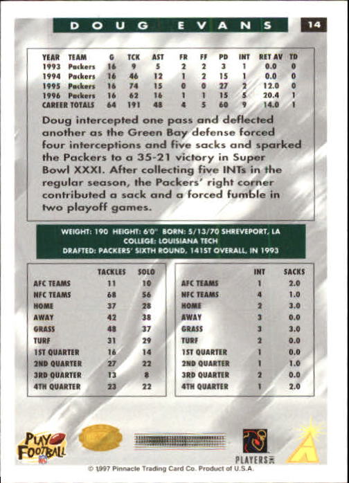 B4069- 1997 Score Hobby Reserve Football #s 1-200 -You Pick- 15+ FREE US SHIP - Picture 29 of 393