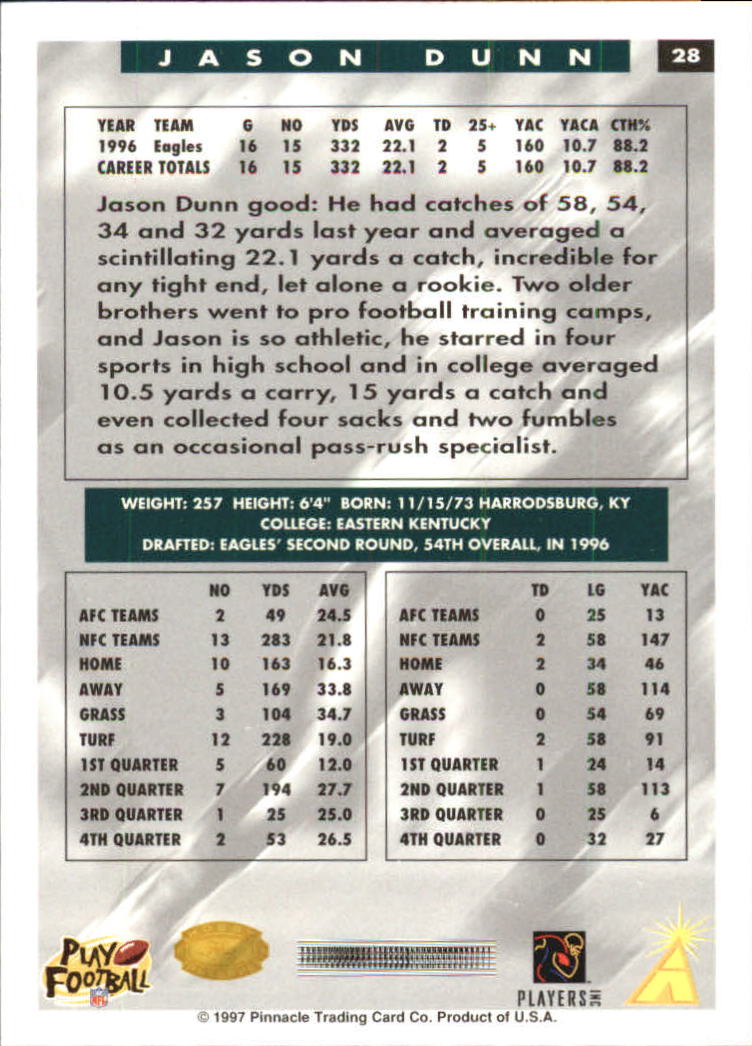 B4069- 1997 Score Hobby Reserve Football #s 1-200 -You Pick- 15+ FREE US SHIP - Picture 57 of 393