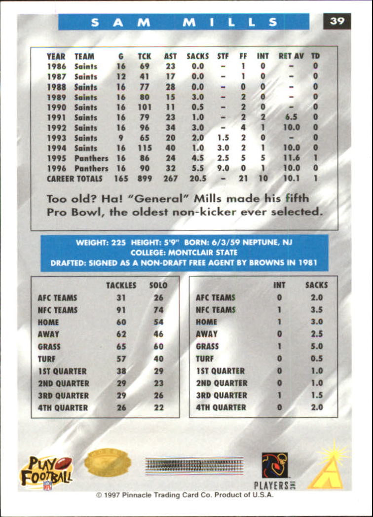 B4069- 1997 Score Hobby Reserve Football #s 1-200 -You Pick- 15+ FREE US SHIP - Picture 79 of 393
