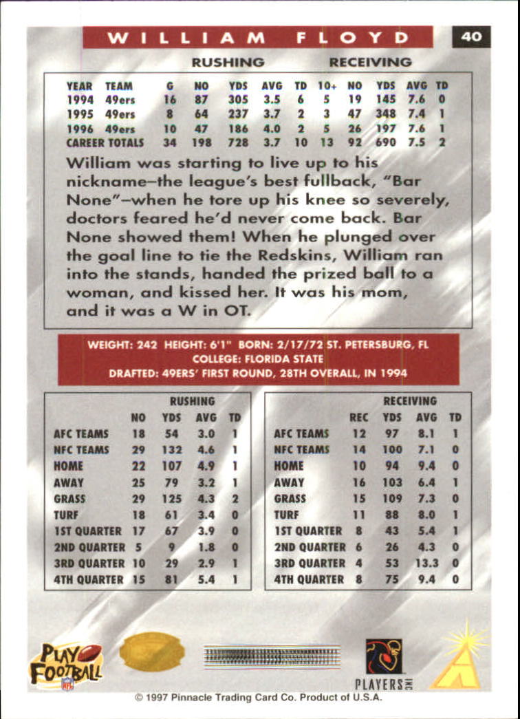 B4069- 1997 Score Hobby Reserve Football #s 1-200 -You Pick- 15+ FREE US SHIP - Picture 81 of 393