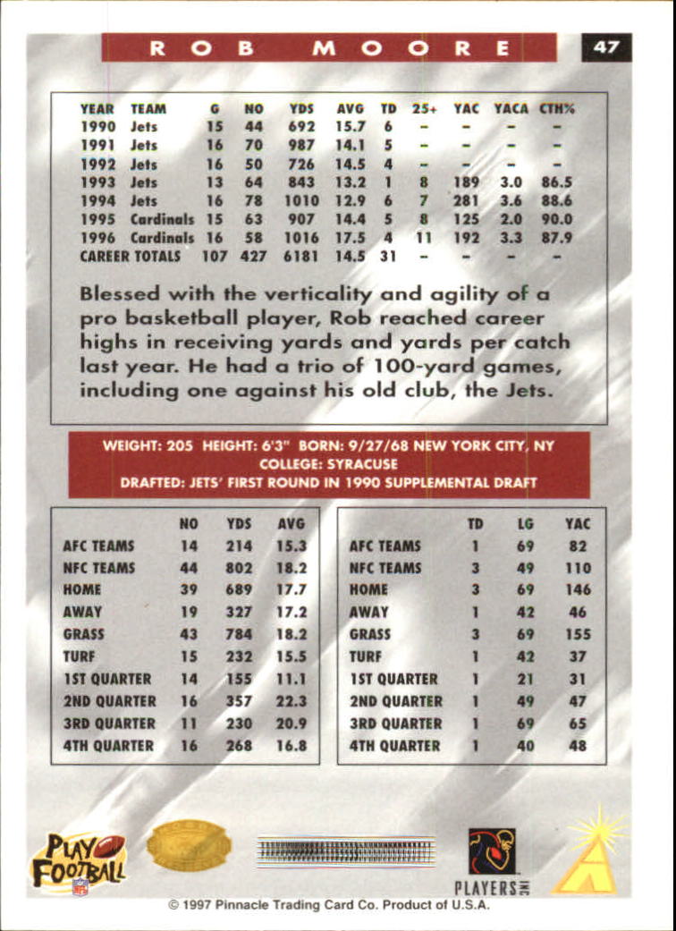 B4069- 1997 Score Hobby Reserve Football #s 1-200 -You Pick- 15+ FREE US SHIP - Picture 95 of 393