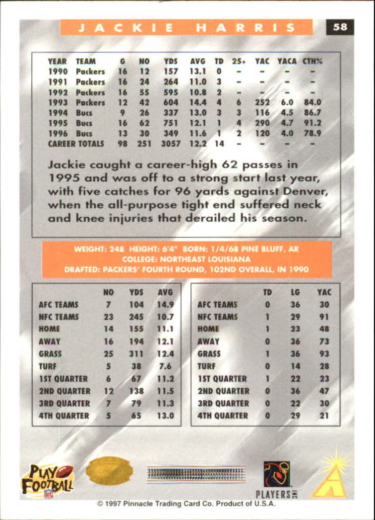 B4069- 1997 Score Hobby Reserve Football #s 1-200 -You Pick- 15+ FREE US SHIP - Picture 117 of 393