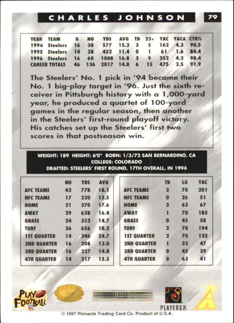 B4069- 1997 Score Hobby Reserve Football #s 1-200 -You Pick- 15+ FREE US SHIP - Picture 157 of 393