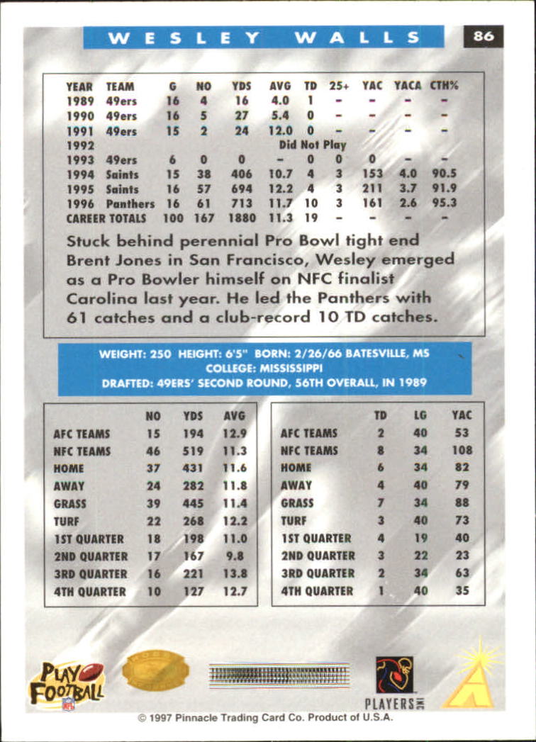 B4069- 1997 Score Hobby Reserve Football #s 1-200 -You Pick- 15+ FREE US SHIP - Picture 171 of 393