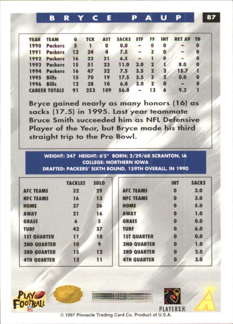 B4069- 1997 Score Hobby Reserve Football #s 1-200 -You Pick- 15+ FREE US SHIP - Picture 173 of 393