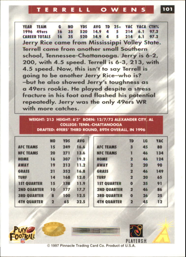 B4069- 1997 Score Hobby Reserve Football #s 1-200 -You Pick- 15+ FREE US SHIP - Picture 199 of 393