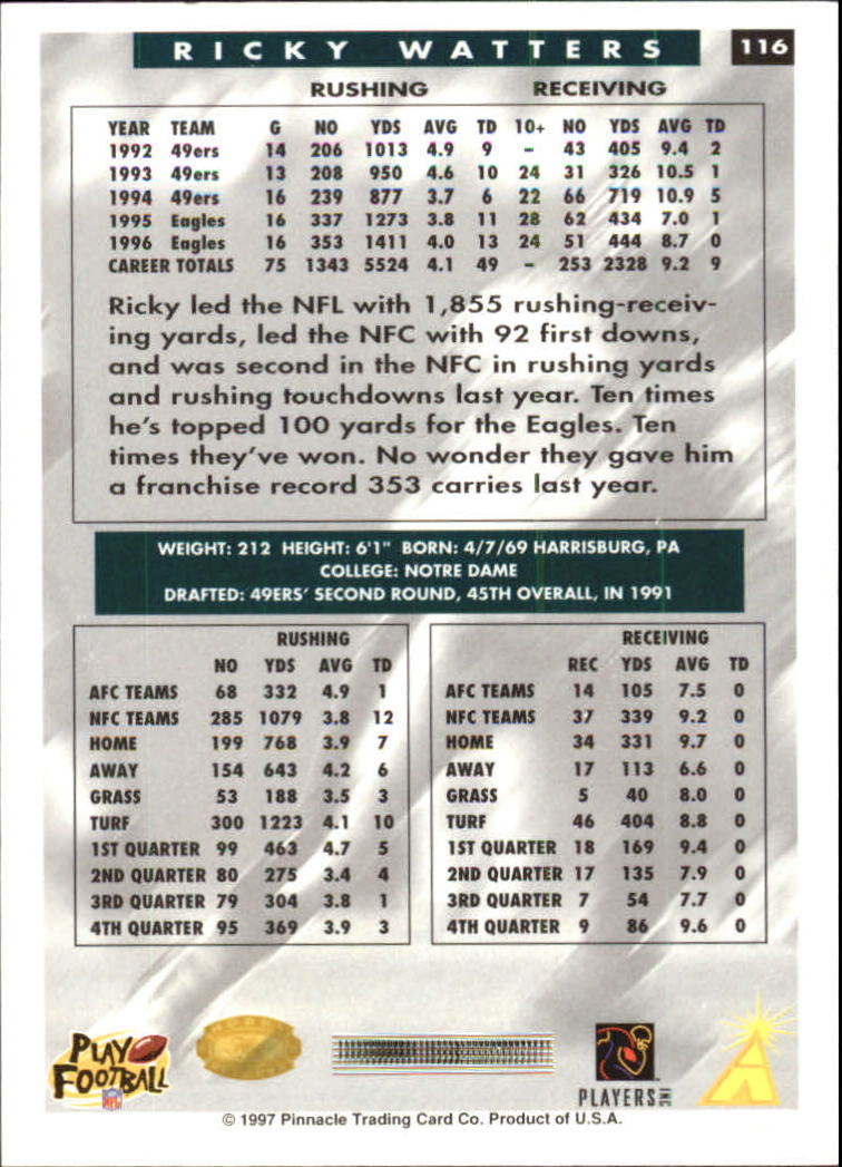 B4069- 1997 Score Hobby Reserve Football #s 1-200 -You Pick- 15+ FREE US SHIP - Picture 229 of 393