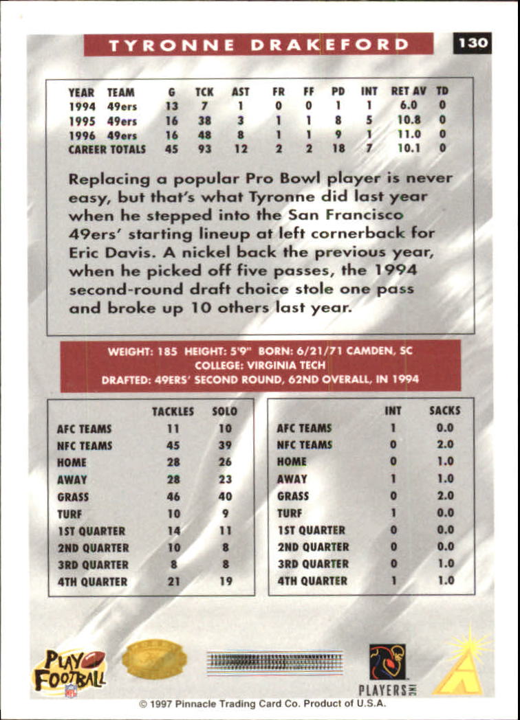 B4069- 1997 Score Hobby Reserve Football #s 1-200 -You Pick- 15+ FREE US SHIP - Picture 257 of 393