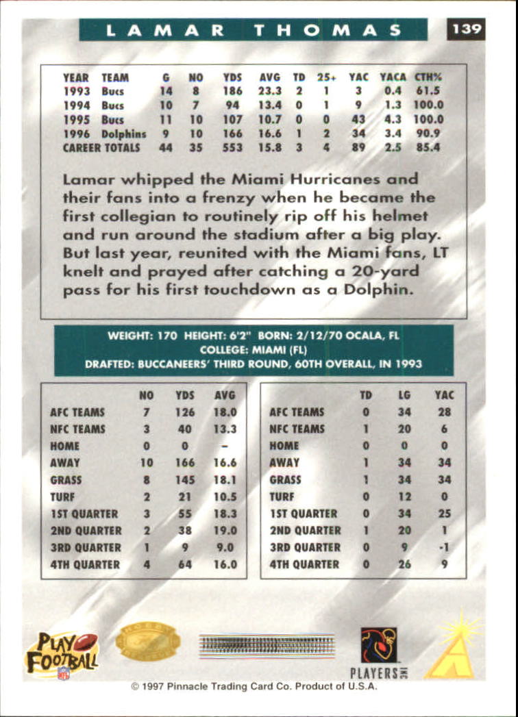 B4069- 1997 Score Hobby Reserve Football #s 1-200 -You Pick- 15+ FREE US SHIP - Picture 275 of 393