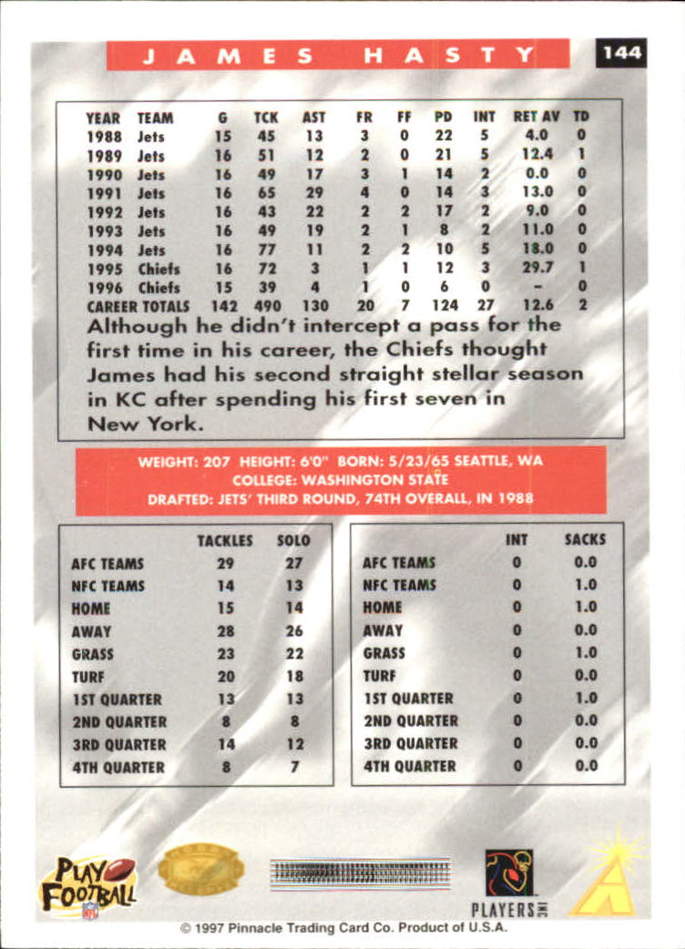 B4069- 1997 Score Hobby Reserve Football #s 1-200 -You Pick- 15+ FREE US SHIP - Picture 285 of 393