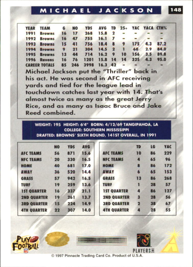 B4069- 1997 Score Hobby Reserve Football #s 1-200 -You Pick- 15+ FREE US SHIP - Picture 293 of 393