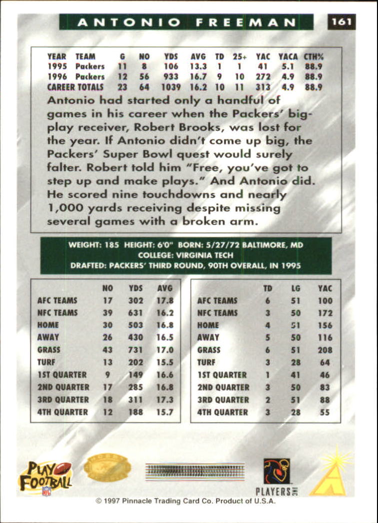 B4069- 1997 Score Hobby Reserve Football #s 1-200 -You Pick- 15+ FREE US SHIP - Picture 319 of 393