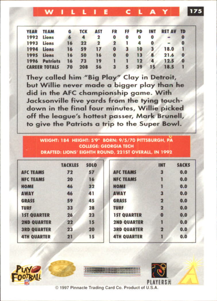 B4069- 1997 Score Hobby Reserve Football #s 1-200 -You Pick- 15+ FREE US SHIP - Picture 345 of 393