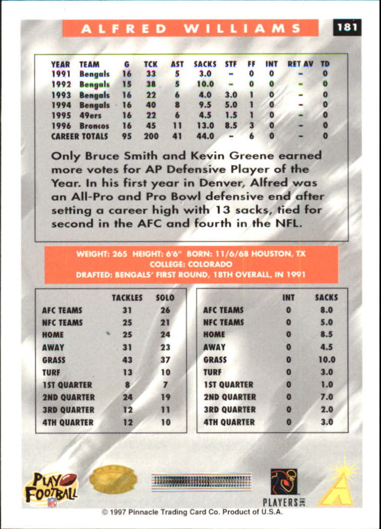B4069- 1997 Score Hobby Reserve Football #s 1-200 -You Pick- 15+ FREE US SHIP - Picture 357 of 393