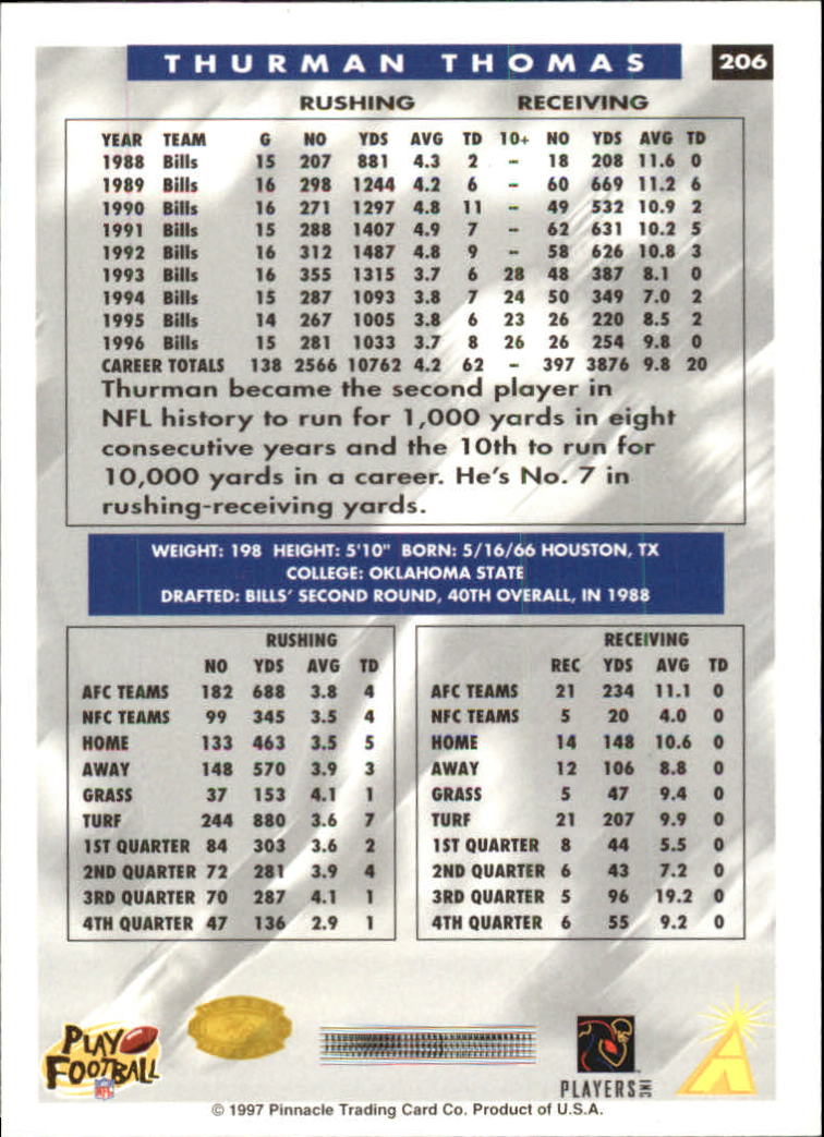B4069- 1997 Score Hobby Reserve Football 201-330 -You Pick- 15+ FREE US SHIP - Picture 13 of 257