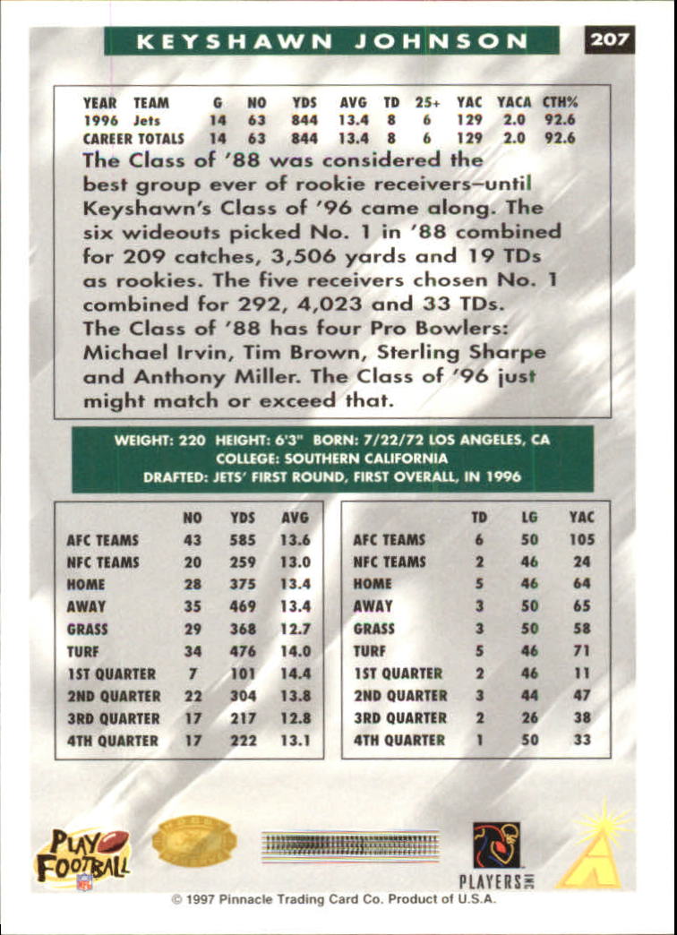 B4069- 1997 Score Hobby Reserve Football 201-330 -You Pick- 15+ FREE US SHIP - Picture 15 of 257