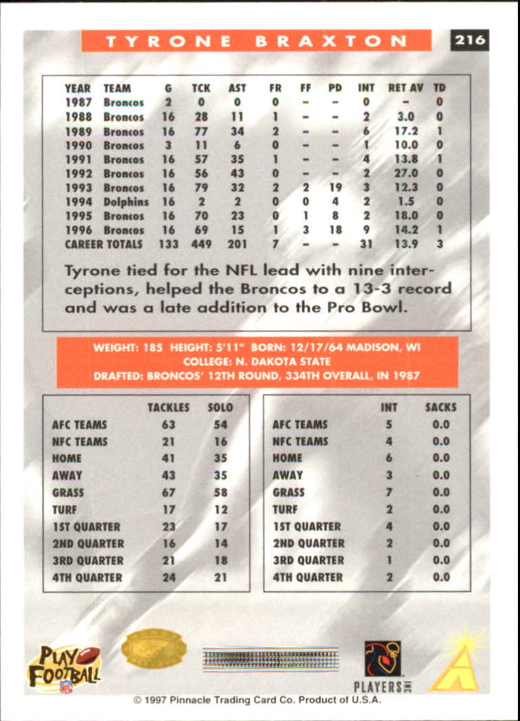 B4069- 1997 Score Hobby Reserve Football 201-330 -You Pick- 15+ FREE US SHIP - Picture 33 of 257