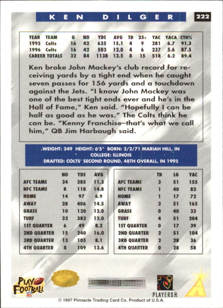 B4069- 1997 Score Hobby Reserve Football 201-330 -You Pick- 15+ FREE US SHIP - Picture 45 of 257