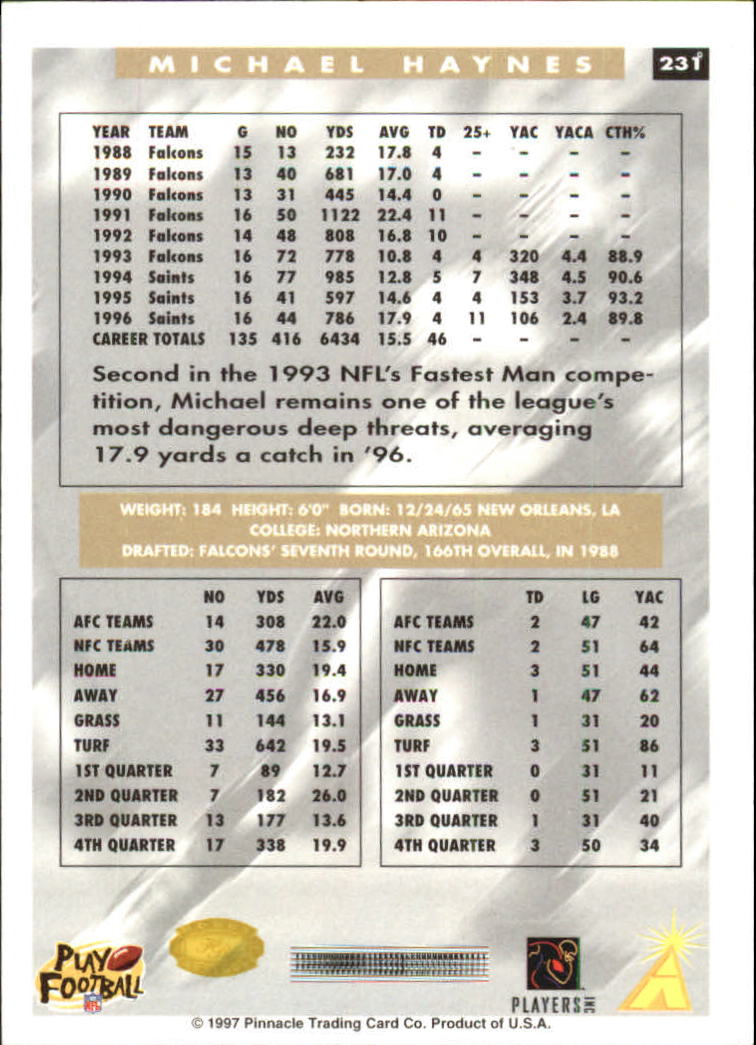 B4069- 1997 Score Hobby Reserve Football 201-330 -You Pick- 15+ FREE US SHIP - Picture 63 of 257