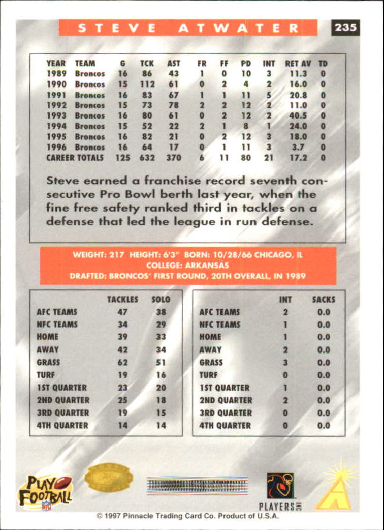 B4069- 1997 Score Hobby Reserve Football 201-330 -You Pick- 15+ FREE US SHIP - Picture 71 of 257