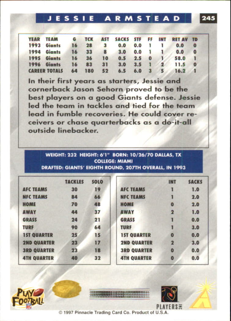 B4069- 1997 Score Hobby Reserve Football 201-330 -You Pick- 15+ FREE US SHIP - Picture 89 of 257