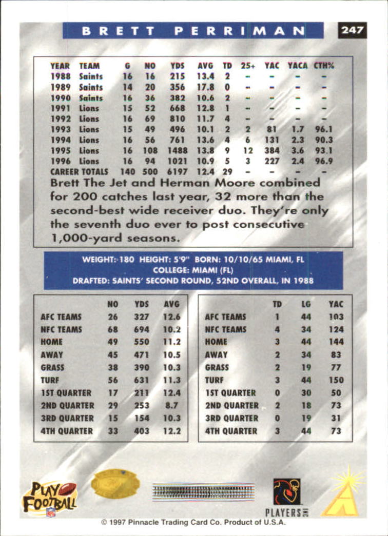 B4069- 1997 Score Hobby Reserve Football 201-330 -You Pick- 15+ FREE US SHIP - Picture 93 of 257