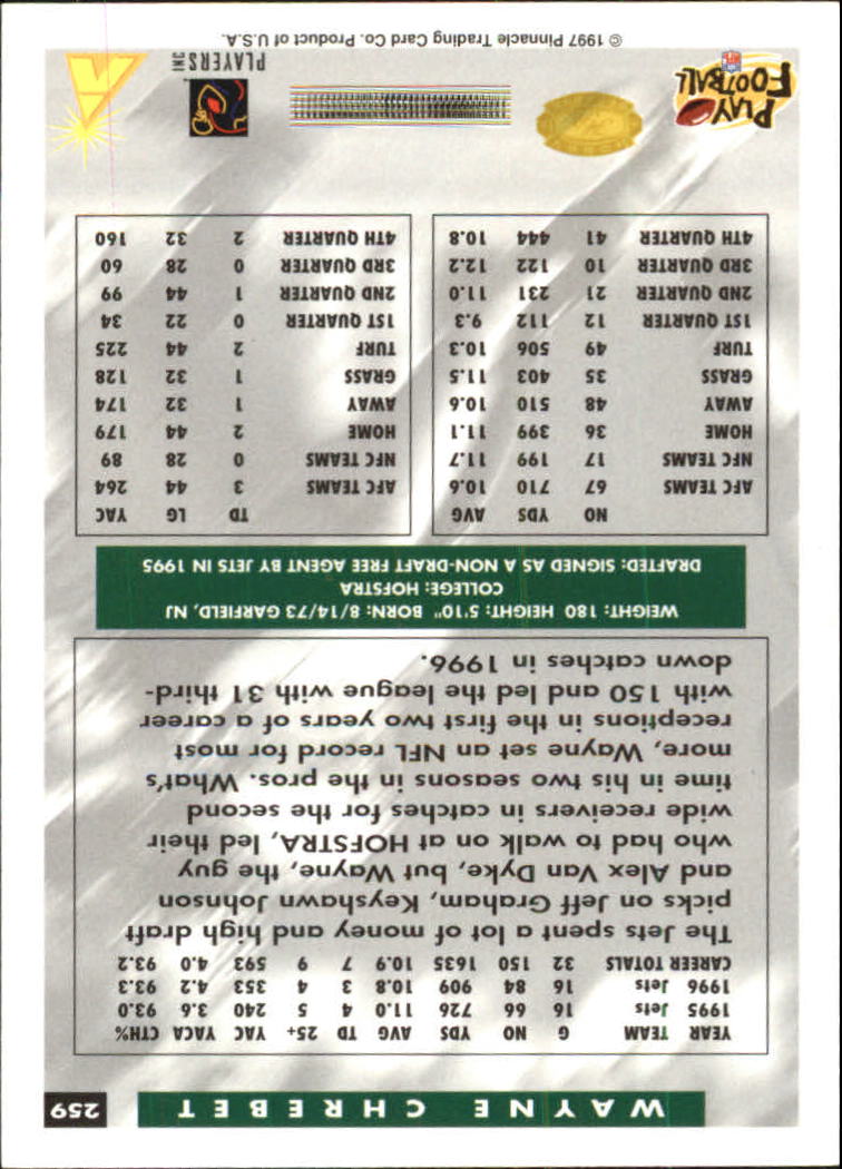 B4069- 1997 Score Hobby Reserve Football 201-330 -You Pick- 15+ FREE US SHIP - Picture 117 of 257
