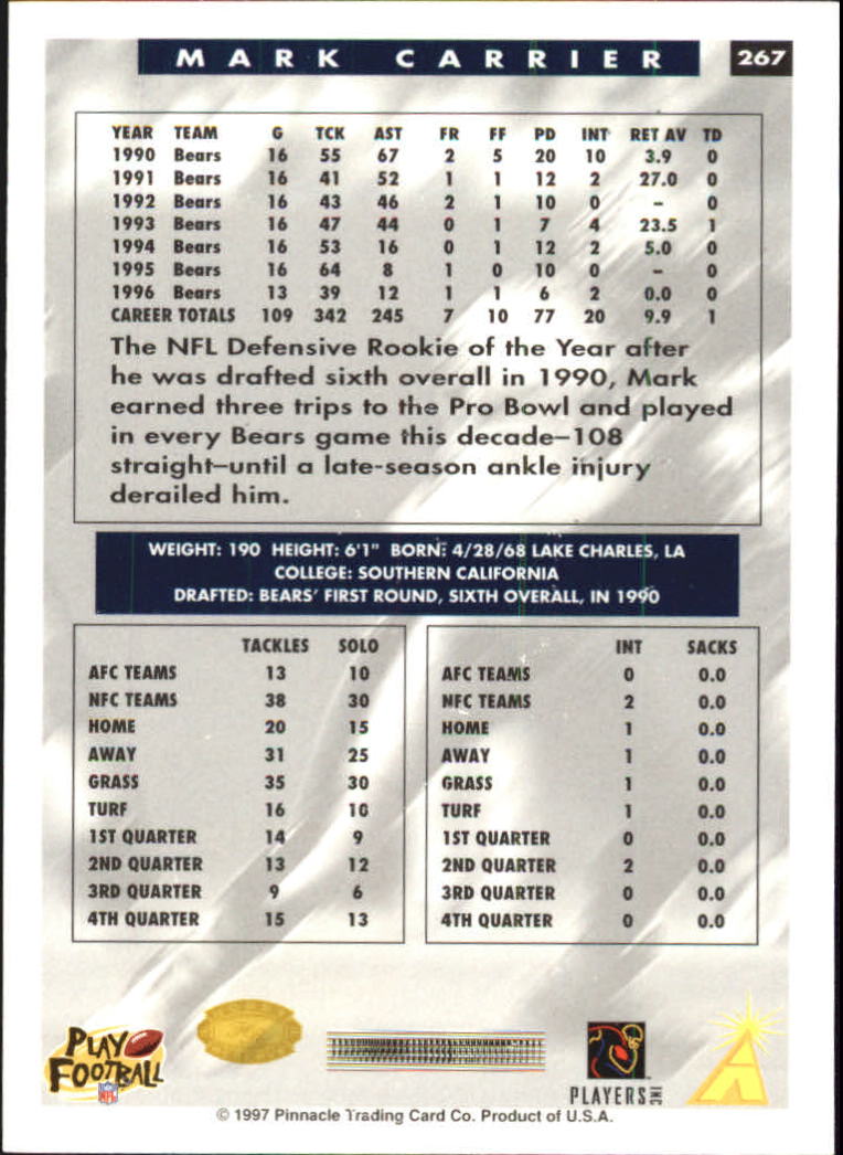 B4069- 1997 Score Hobby Reserve Football 201-330 -You Pick- 15+ FREE US SHIP - Picture 133 of 257