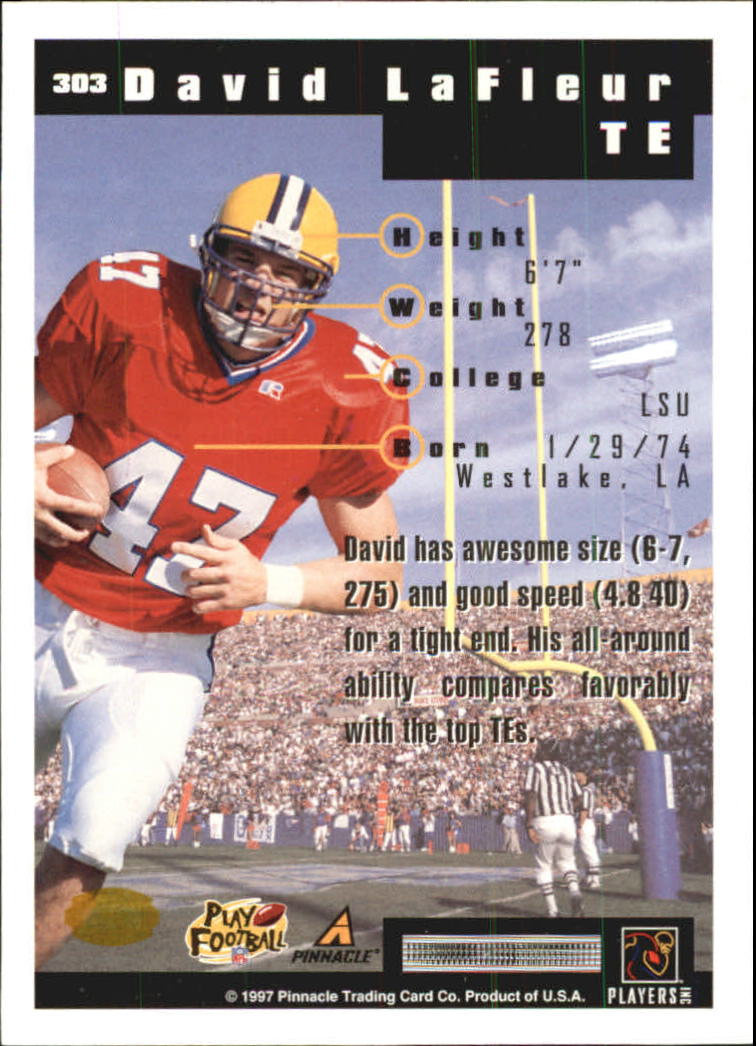 B4069- 1997 Score Hobby Reserve Football 201-330 -You Pick- 15+ FREE US SHIP - Picture 205 of 257