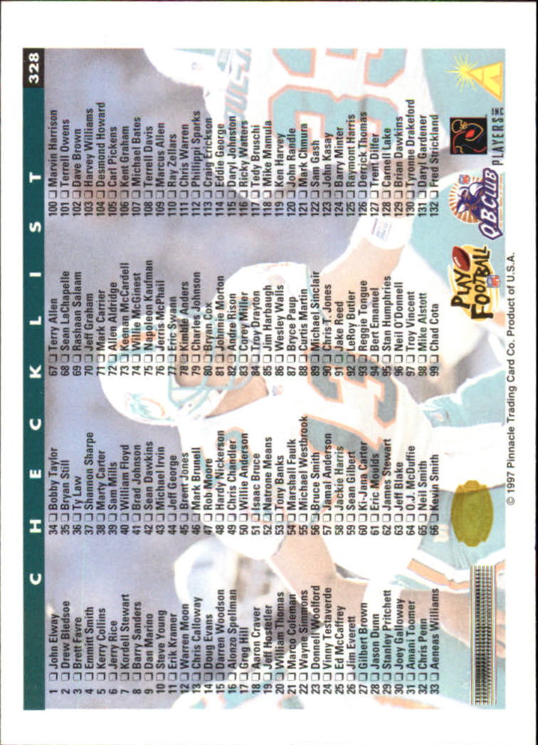 B4069- 1997 Score Hobby Reserve Football 201-330 -You Pick- 15+ FREE US SHIP - Picture 251 of 257