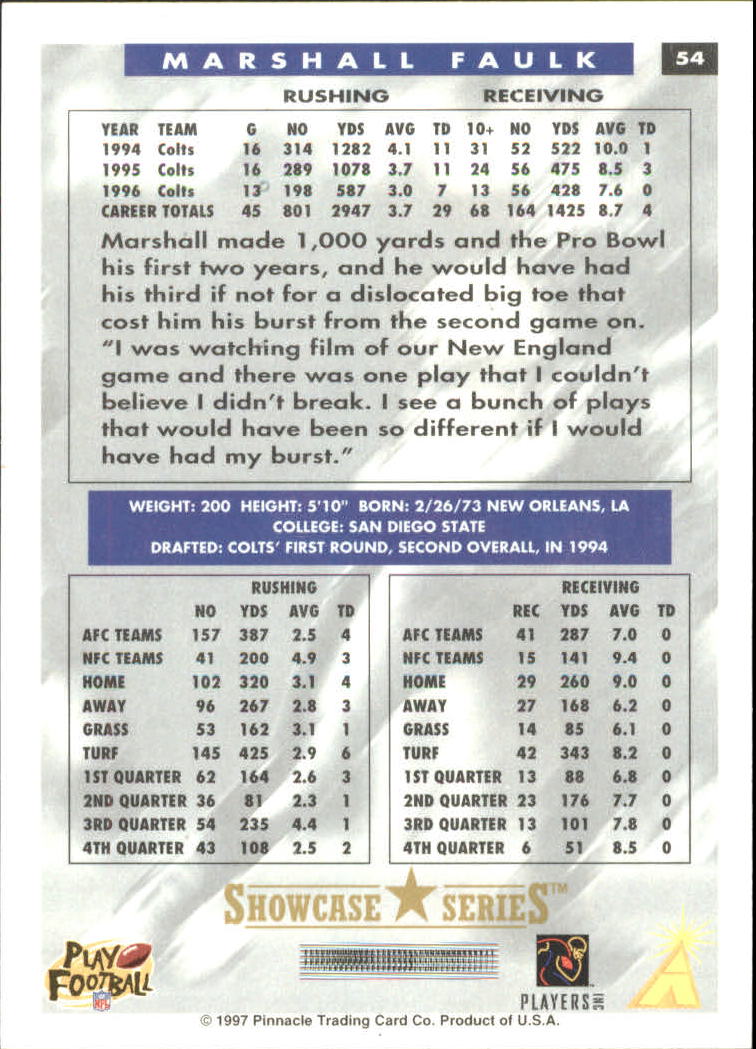 A7988- 1997 Score Football Cards 201-330 +Inserts -You Pick- 15+ FREE US SHIP - Picture 235 of 247