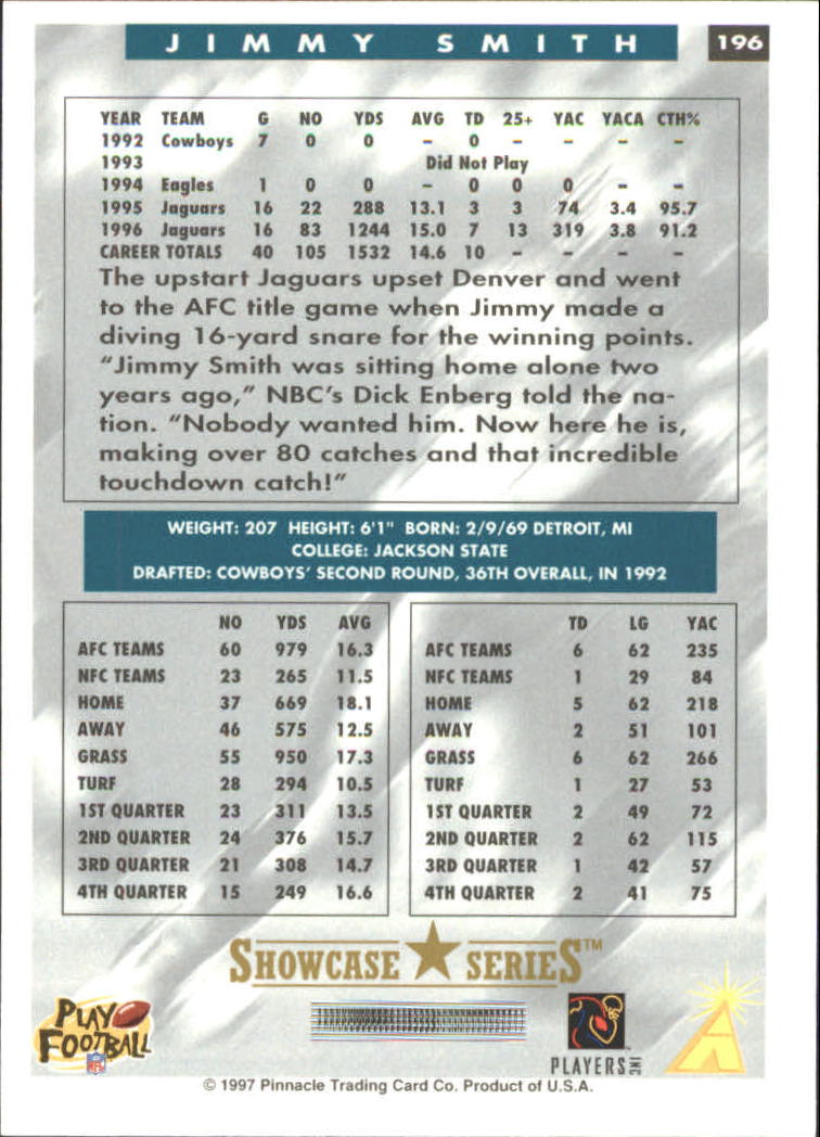 1997 Score Showcase #196 Jimmy Smith back image