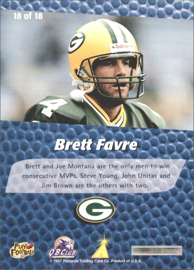 1997 Score New Breed #18 Brett Favre back image