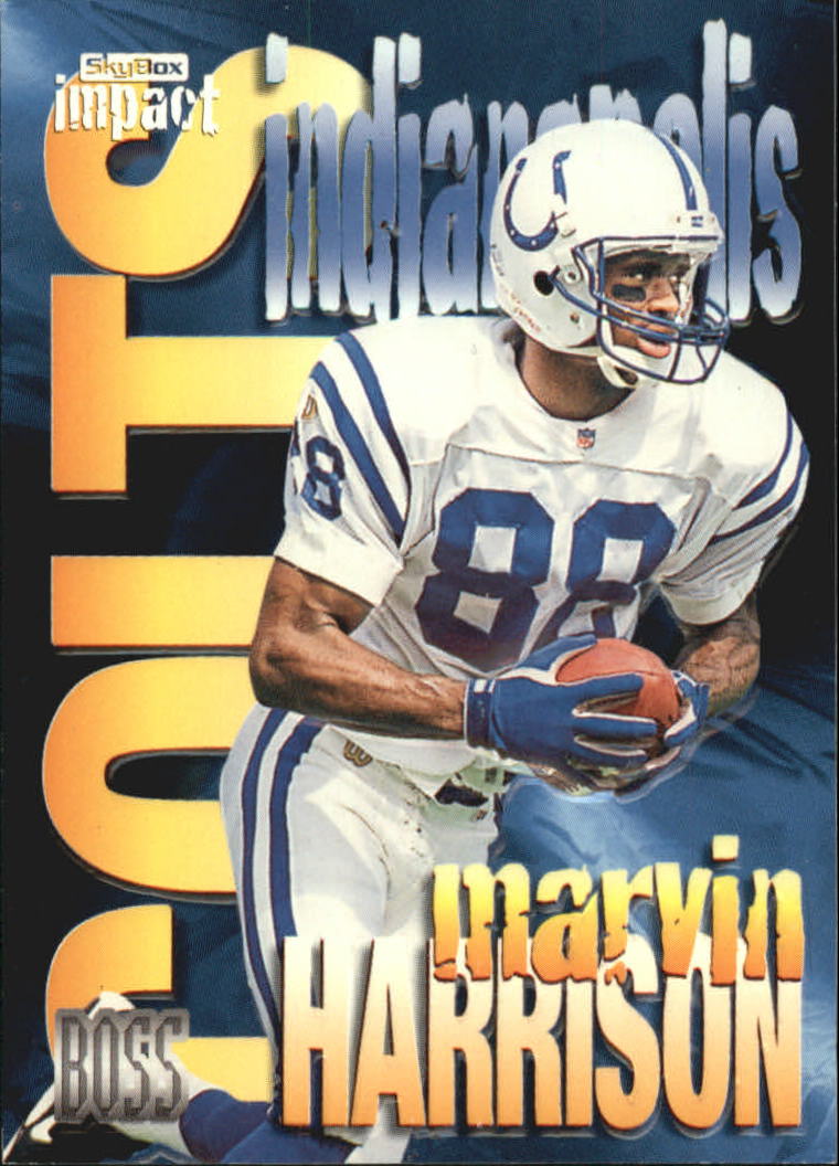 1997 SkyBox Impact Boss #12 Marvin Harrison