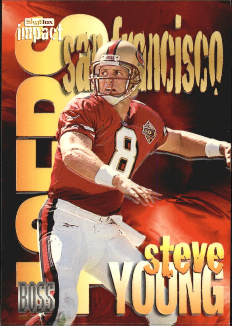 1997 SkyBox Impact Boss #20 Steve Young