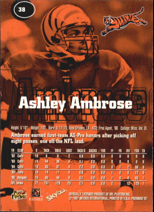 1997 Skybox Premium Football "Main Set" Base Cards - Picture 65 of 361