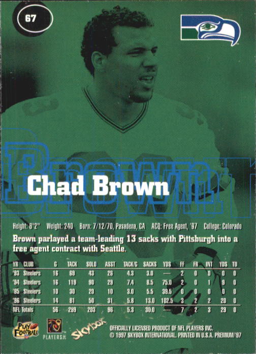 1997 Skybox Premium Football "Main Set" Base Cards - Picture 103 of 361