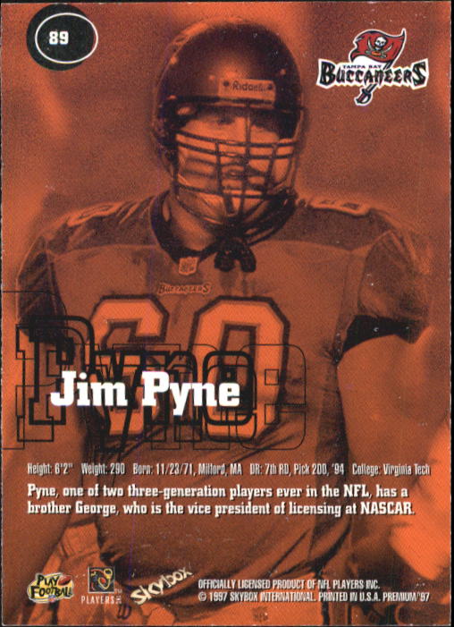 1997 Skybox Premium Football "Main Set" Base Cards - Picture 139 of 361