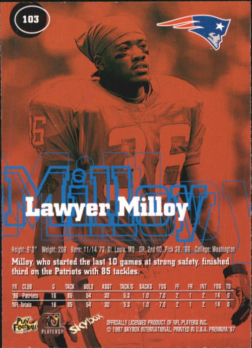 1997 Skybox Premium Football "Main Set" Base Cards - Picture 163 of 361