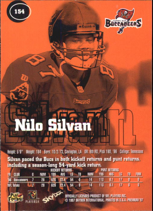 1997 Skybox Premium Football "Main Set" Base Cards - Picture 229 of 361