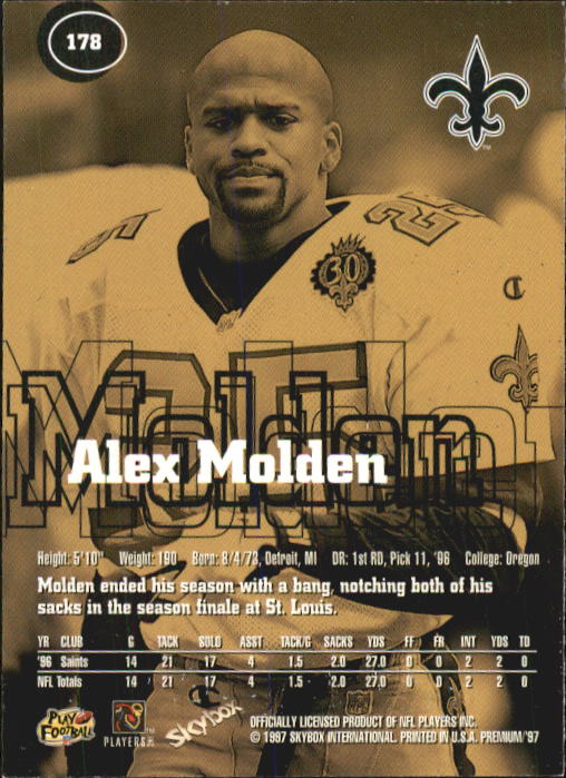 1997 Skybox Premium Football "Main Set" Base Cards - Picture 261 of 361