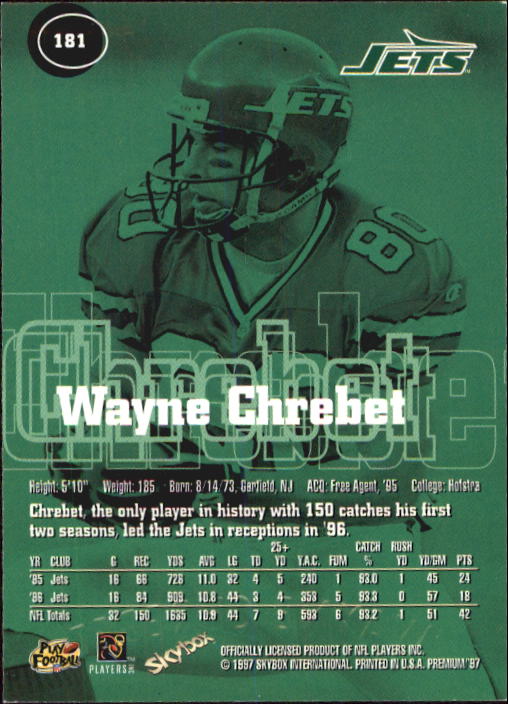1997 Skybox Premium Football "Main Set" Base Cards - Picture 265 of 361