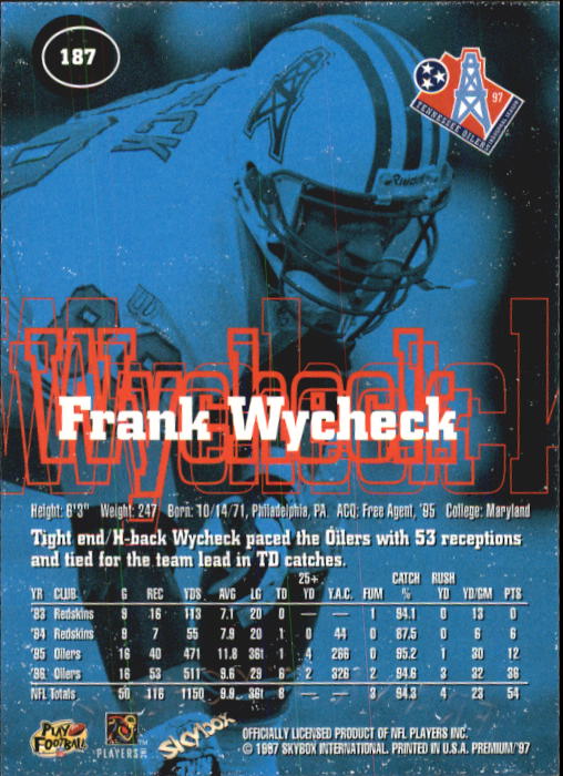 1997 Skybox Premium Football "Main Set" Base Cards - Picture 273 of 361