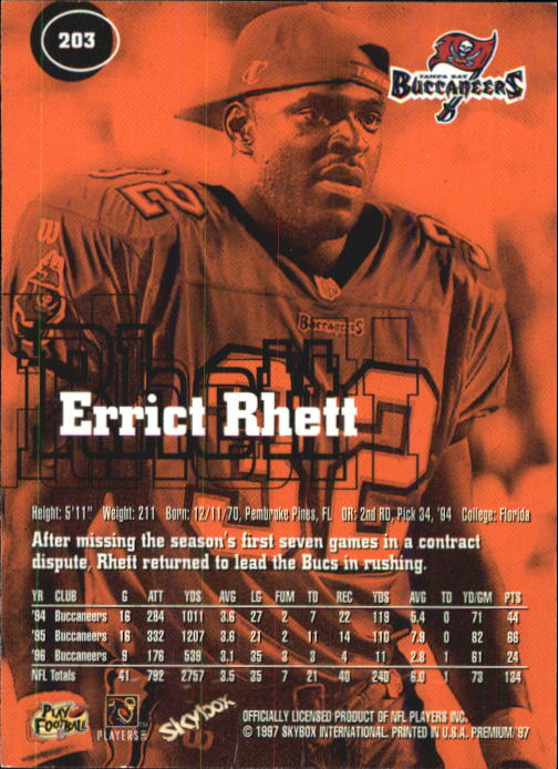 1997 Skybox Premium Football "Main Set" Base Cards - Picture 291 of 361