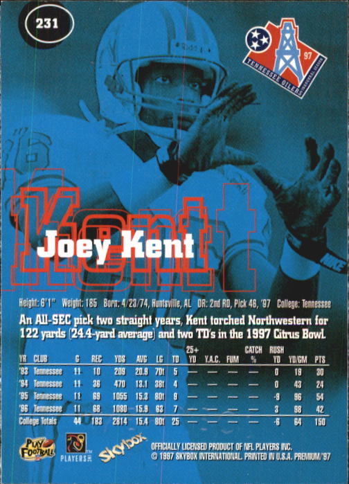 1997 Skybox Premium Football "Main Set" Base Cards - Picture 339 of 361