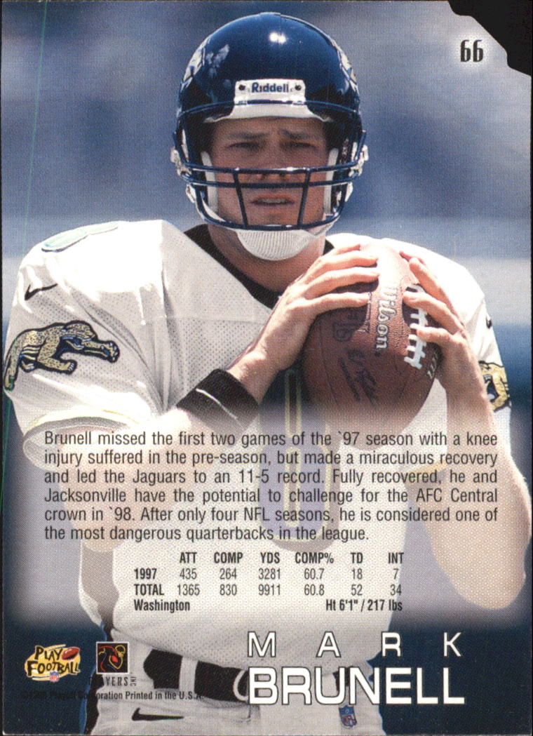 1998 Absolute Retail #66 Mark Brunell back image