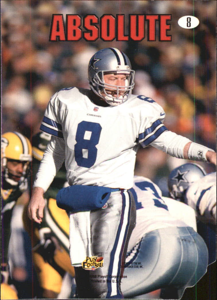 1998 Absolute Shields Retail #8 Troy Aikman back image